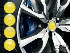 Opel Sticker on Rims Edition High-Quality Dome Labels